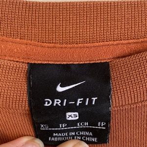Nike cropped Sri fit sweatshirt rust